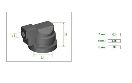 ΚΑΠΑΚΙ ΑΝΤΛΙΑΣ ΙΑΠΩΝΙΚΑ D12.3 d3.55