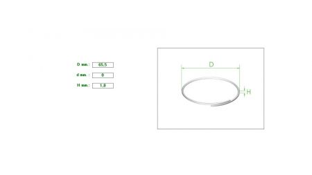 Retaining Ring  65.5X1.8
