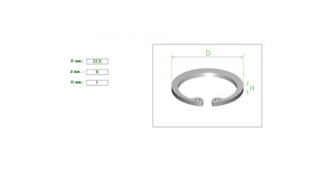 Snap Ring  22.5x1