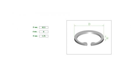 Snap Ring  43.5X1.75