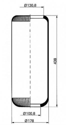 AIR SPRING 788N 233-00154-00-407