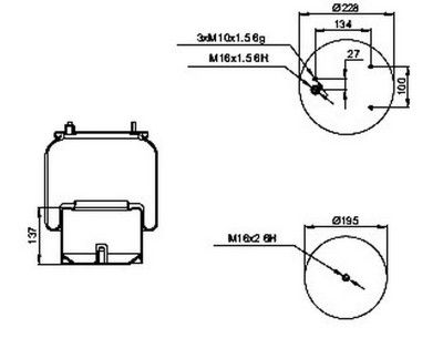 AIR SPRING 887MK1 233-00193-00-337
