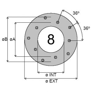 ΘΕΡΜΟΥΙΤ ΔΙΣΚΟΥ ΤΡΥΠΗΜΕΝΑ 127X70X4.8 12711 4 SAULEDA SA92