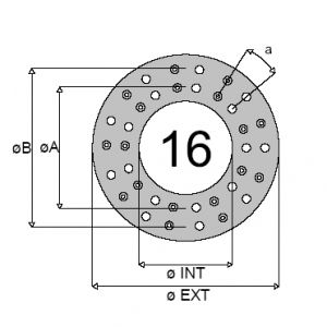 CLUTCH FACING DRILLED 27501.15.1-3 CLARK SAULEDA HDS57