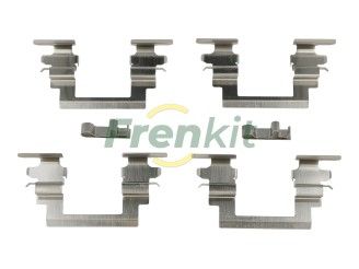Accessory Kit for Brake Pads for  MERCEDES VANEO 414 2002-2005 Rear Axle  LUCAS Brake System
