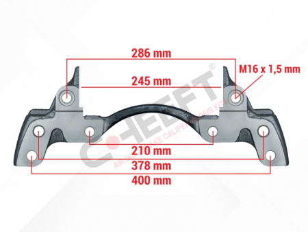 Carrier 245mm  for KNORR Type